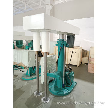 Dual-axis hydraulic lift high speed disperser